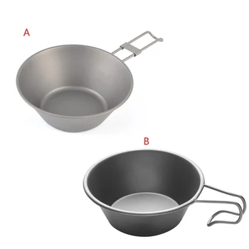 300ml Camping With Titanium Bowls Titanium Folding Handles Folding Bowls Cookware Outdoor Tablewareun1 
300ml Camping With Titanium Bowls Titanium Folding Handles Folding Bowls Cookware Outdoor Tablewareun1