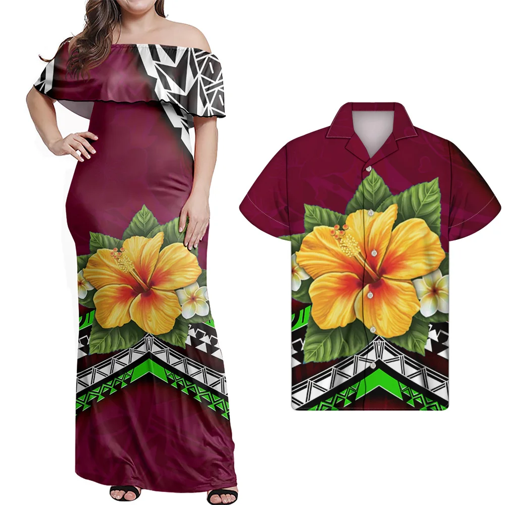HYCOOL Polynesian Hawaii Flower Off Shoulder Dress Dress Suits Strapless Party Birthday Party Midi Dresses Clothes for Women
HYCOOL Polynesian Hawaii Flower Off Shoulder Dress Dress Suits Strapless Party Birthday Party Midi Dresses Clothes for Women
