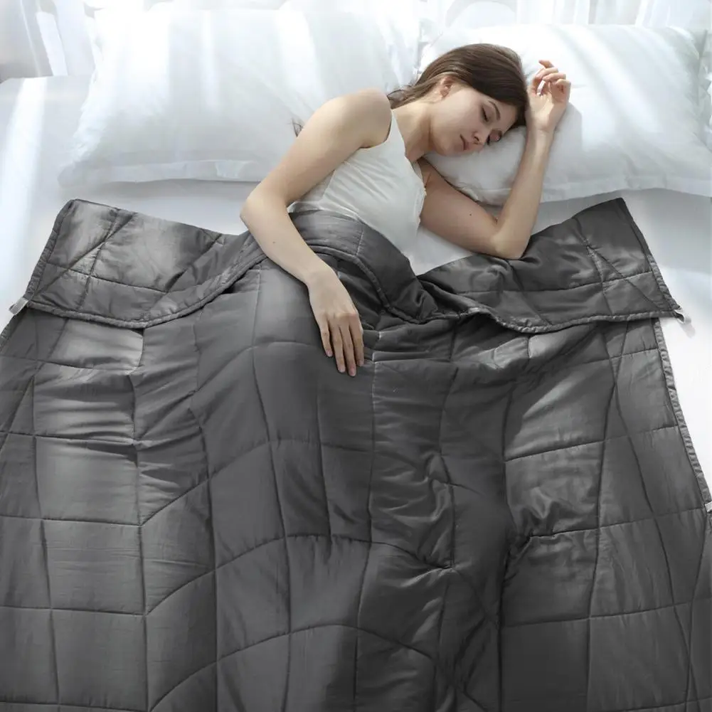 Weighted Blanket 100% Cotton Soft For Adult Decompression Gravity Blankets Sleep Aid Pressure Weighted Quilt Pressure Blanket
Weighted Blanket 100% Cotton Soft For Adult Decompression Gravity Blankets Sleep Aid Pressure Weighted Quilt Pressure Blanket