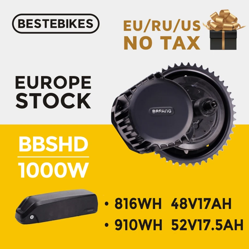 Bafang motor Bafang BBSHD1000w 48V motor mid drive motor bbs03 electric bike motor ebike conversion kit 1000W
Bafang motor Bafang BBSHD1000w 48V motor mid drive motor bbs03 electric bike motor ebike conversion kit 1000W