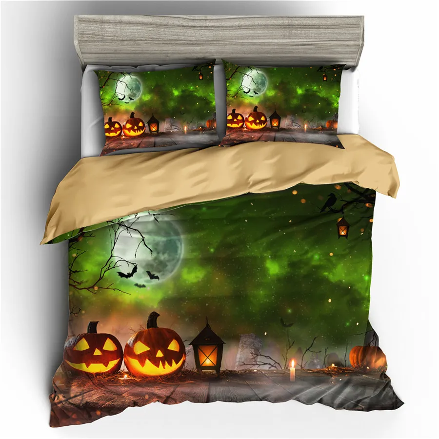 A Bedding Set 3D Printed Duvet Cover Bed Set Halloween Home Textiles for Adults Bedclothes with Pillowcase #WSJ30
A Bedding Set 3D Printed Duvet Cover Bed Set Halloween Home Textiles for Adults Bedclothes with Pillowcase #WSJ30