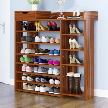 Shoe Rack Simple Multi-Layer Home Doorway Indoor Storage Racks Economical Solid Wood Color Large Capacity Storage Shoes Cabinet
Shoe Rack Simple Multi-Layer Home Doorway Indoor Storage Racks Economical Solid Wood Color Large Capacity Storage Shoes Cabinet