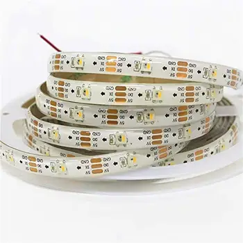 16.4ft 5M SK6812 RGBW RGB+Cold White (6000-6500K) led Strip 4 Color in 1 Led 30leds/m 5V Addressable Waterproof IP65
16.4ft 5M SK6812 RGBW RGB+Cold White (6000-6500K) led Strip 4 Color in 1 Led 30leds/m 5V Addressable Waterproof IP65