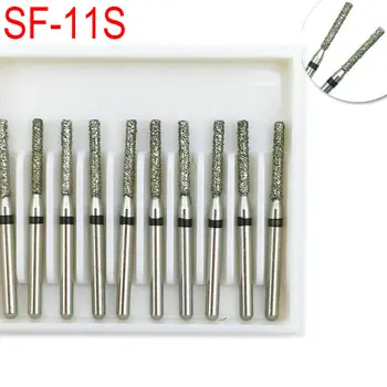 10pcs Dental Diamond Burs Drill Polishing Smoothing Whitening Super Coarse FG 1.6mm For High Speed Handpiece SF-11S
10pcs Dental Diamond Burs Drill Polishing Smoothing Whitening Super Coarse FG 1.6mm For High Speed Handpiece SF-11S