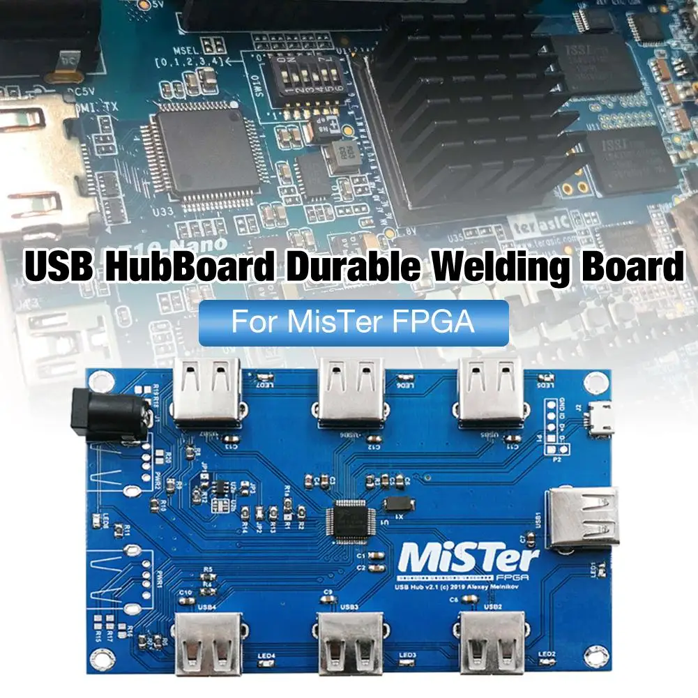 2020 New High Quality 5V DC Manual Welding MisTer USB Hub V2.1 Board For MisTer FPGA 7 USB Ports
2020 New High Quality 5V DC Manual Welding MisTer USB Hub V2.1 Board For MisTer FPGA 7 USB Ports