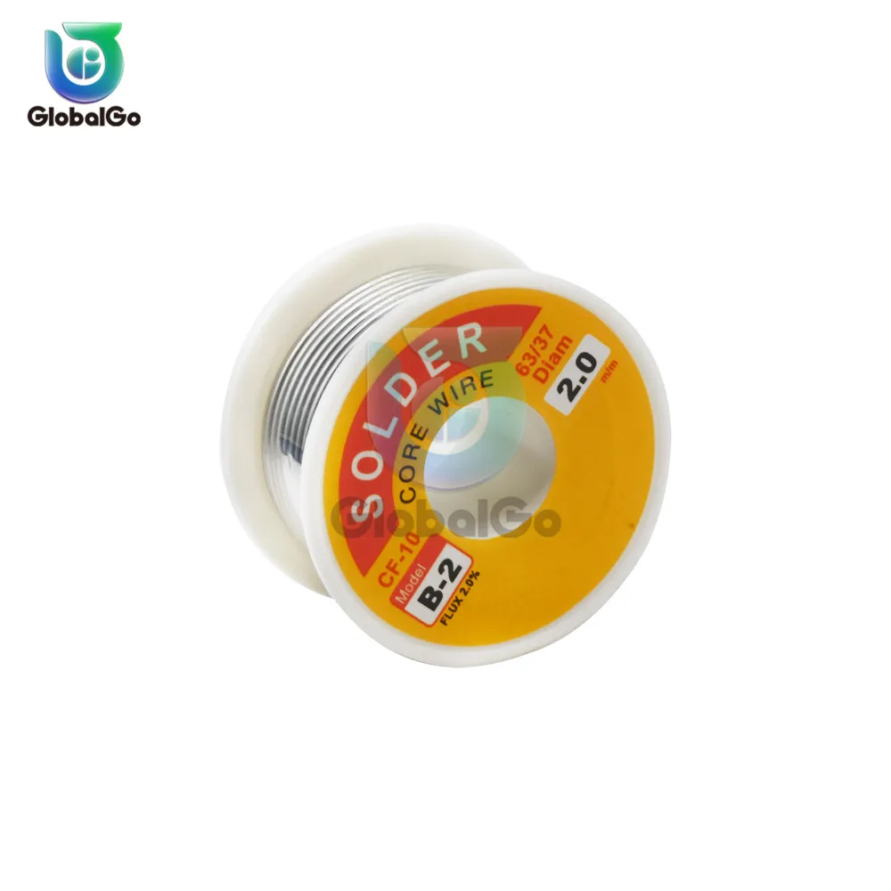 100G Solder Wire Tin Model B Clean Rosin Lead Core Welding Soldering Iron Reel Flux 2% 0.5/0.6/0.8/1.0/1.2/1.5/2.0mm
100G Solder Wire Tin Model B Clean Rosin Lead Core Welding Soldering Iron Reel Flux 2% 0.5/0.6/0.8/1.0/1.2/1.5/2.0mm