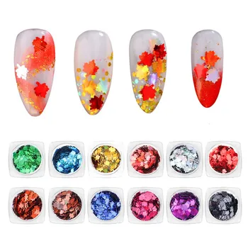 12Box/set Holographic Chameleon Laser Colorful Sequins Nail Art Glitter Flakes Maple Leaf UV Gel Polish Tool Decoration Manicure
12Box/set Holographic Chameleon Laser Colorful Sequins Nail Art Glitter Flakes Maple Leaf UV Gel Polish Tool Decoration Manicure