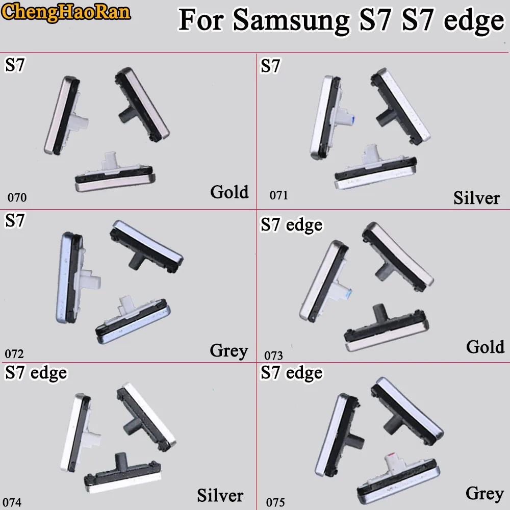 ChengHaoRan Side Button For Samsung S7 S7 edge Phone case side button switch power volume button repair parts replacement
ChengHaoRan Side Button For Samsung S7 S7 edge Phone case side button switch power volume button repair parts replacement