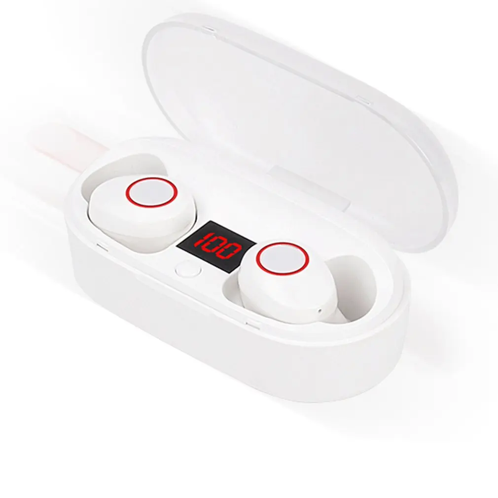 Wireless Bluetooth Earphone Heavy Bass In-ear Headset With Charging Station Bluetooth5.0 Stereo Sports Earbuds Sports
Wireless Bluetooth Earphone Heavy Bass In-ear Headset With Charging Station Bluetooth5.0 Stereo Sports Earbuds Sports