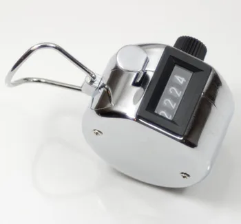 Handy Digital Chrome Hand held Tally Clicker Counter 4 Digit Number Clicker Golf K1AC
Handy Digital Chrome Hand held Tally Clicker Counter 4 Digit Number Clicker Golf K1AC
