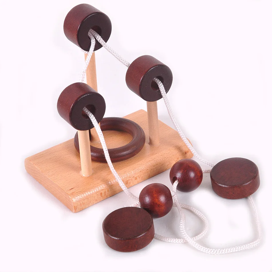 Classical Wooden Educational Toys Adult Educational Toy Looping-off Unlock Solution Set of Untying Rope Taoyuan Three Worship
Classical Wooden Educational Toys Adult Educational Toy Looping-off Unlock Solution Set of Untying Rope Taoyuan Three Worship