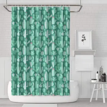 Cactus Succulent Plants Full Bathroom Accessories Hooks Water Resistant for Bathroom,Printing Bath Curtains
Cactus Succulent Plants Full Bathroom Accessories Hooks Water Resistant for Bathroom,Printing Bath Curtains