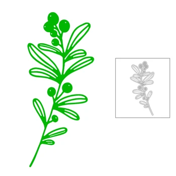 2020 New Spring Plant Branch Leaf and Fruit Embossing Metal Cutting Dies For Making Greeting Card Paper Scrapbooking No Stamps