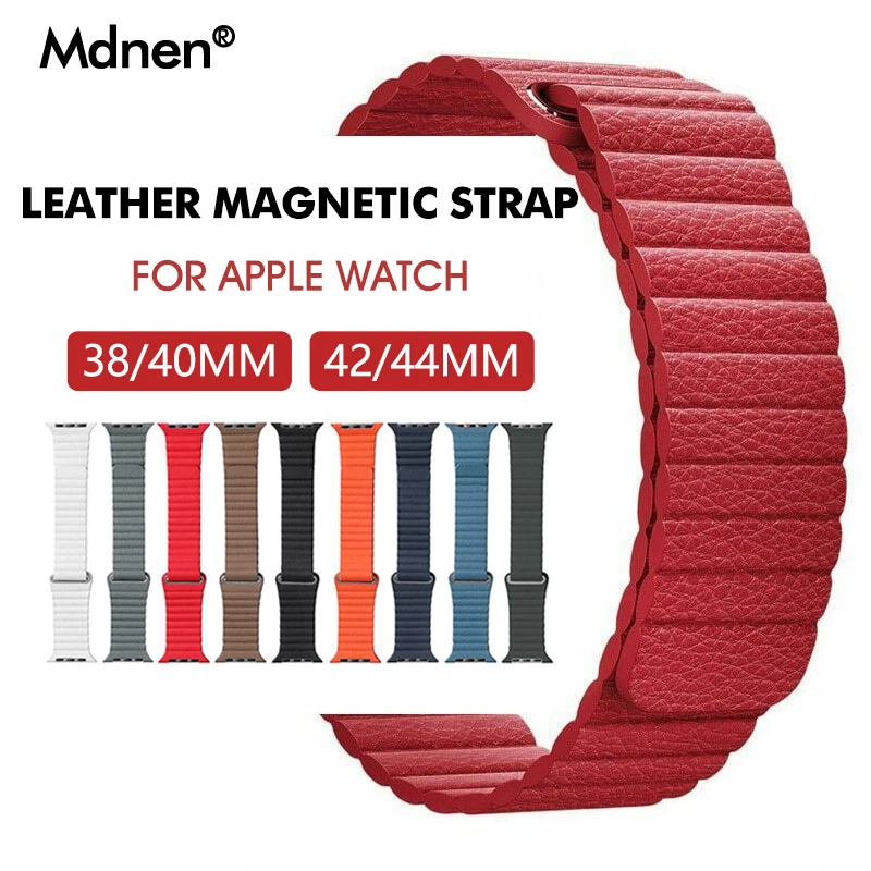 Band For Apple Watch Band Strap 42mm 38mm Iwatch 5 4 3 2 1 Mdnen Closure Loop Genuine Leather Link Bracelet Magnetic Buckle
Band For Apple Watch Band Strap 42mm 38mm Iwatch 5 4 3 2 1 Mdnen Closure Loop Genuine Leather Link Bracelet Magnetic Buckle