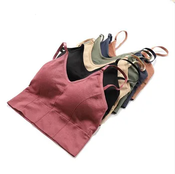 High Elastic Seamless Beauty Back Wrapped Chest Female Removable Chest Pad Sports Girl Camisole
High Elastic Seamless Beauty Back Wrapped Chest Female Removable Chest Pad Sports Girl Camisole