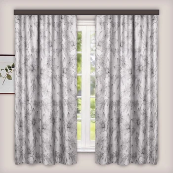 Set of curtains for the kitchen Chamomile 135x180 cm 2 pieces, gray blackout, 100% pe 4204210
Set of curtains for the kitchen Chamomile 135x180 cm 2 pieces, gray blackout, 100% pe 4204210