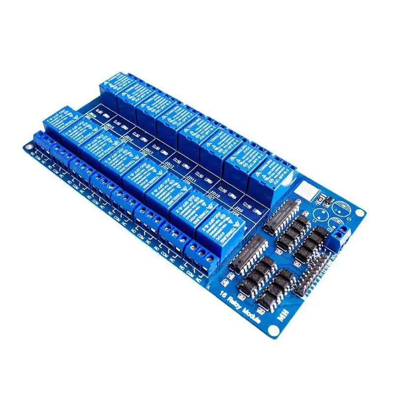 16 Channel Relay Housing Module with Optocoupler DC 5V 12V LM2576 Power Relay N84C
16 Channel Relay Housing Module with Optocoupler DC 5V 12V LM2576 Power Relay N84C