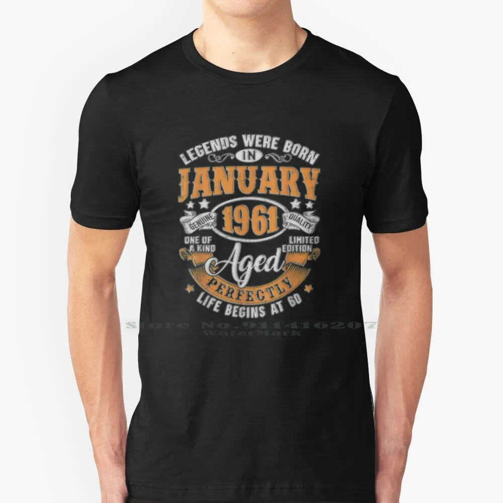 60 Years Old Gifts Vintage January 1961 60th Birthday T Shirt 100% Pure Cotton 60 Years Old Vintage January 1961 60th Birthday
60 Years Old Gifts Vintage January 1961 60th Birthday T Shirt 100% Pure Cotton 60 Years Old Vintage January 1961 60th Birthday
