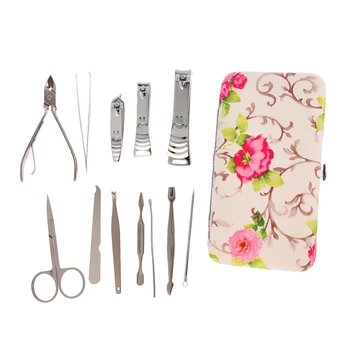 NEW 12pcs Manicure Set Pedicure Scissor Cuticle Knife Ear Pick Nail Clipper Kit Stainless Steel Nail Care Tool manicure set
NEW 12pcs Manicure Set Pedicure Scissor Cuticle Knife Ear Pick Nail Clipper Kit Stainless Steel Nail Care Tool manicure set