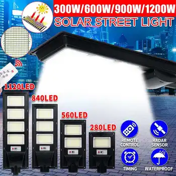 IP65 Outdoor Solar Lamp with Motion Sensor 300W 600W 900W 1200W LED Solar Street Light 1120LED Remote Control Flood Light
IP65 Outdoor Solar Lamp with Motion Sensor 300W 600W 900W 1200W LED Solar Street Light 1120LED Remote Control Flood Light