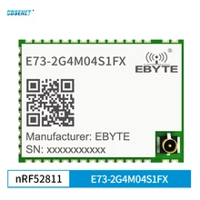 CDSENET nRF52811 2.4G E73-2G4M04S1FX ARM CORTEX-M4 Core Bluetooth wireless module Support Ibeacon and ordinary broadcast switch
CDSENET nRF52811 2.4G E73-2G4M04S1FX ARM CORTEX-M4 Core Bluetooth wireless module Support Ibeacon and ordinary broadcast switch