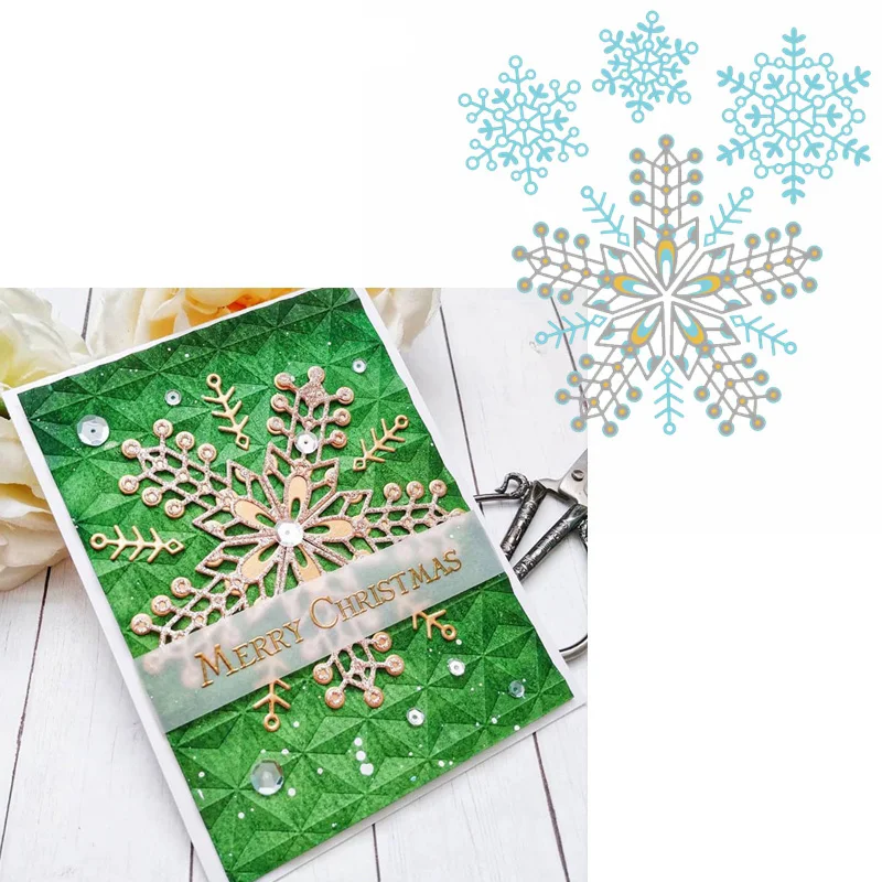 Bright Shinning Snowflake Metal Cutting Dies Snowflakes Die Cuts For Card Making DIY Scrapbooking Crafts Cards 2020
Bright Shinning Snowflake Metal Cutting Dies Snowflakes Die Cuts For Card Making DIY Scrapbooking Crafts Cards 2020