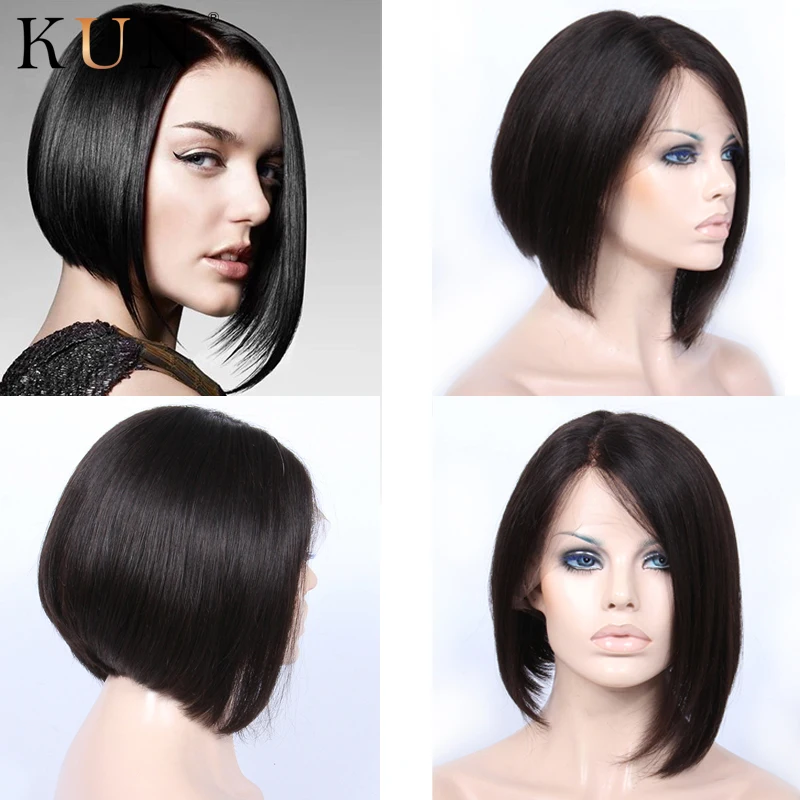 Star Style Lace Front Human Hair Wigs Short Bob 150% Density Lace Front Wig Pre Plucked With Baby Hair None Lace Wig Brazilian Remy 10-16 Inch KUN Hair 
Star Style Lace Front Human Hair Wigs Short Bob 150% Density Lace Front Wig Pre Plucked With Baby Hair None Lace Wig Brazilian Remy 10-16 Inch KUN Hair