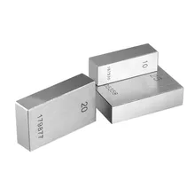 1PC Single Piece Block Gauge 0.5/1/5/10/20/50/100mm High Precision Gauge Block Hardness HRC-63 Degrees Test Meters
1PC Single Piece Block Gauge 0.5/1/5/10/20/50/100mm High Precision Gauge Block Hardness HRC-63 Degrees Test Meters