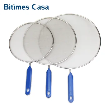 3PCS Set Stainless Steel Splatter Screen With ABS Handle 11 Inch Anti Grease Splash Scald Proof Frying Pan Cover Cooking Tools
3PCS Set Stainless Steel Splatter Screen With ABS Handle 11 Inch Anti Grease Splash Scald Proof Frying Pan Cover Cooking Tools