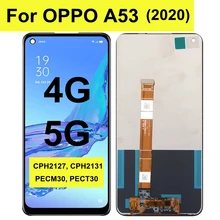 Ensemble écran tactile LCD de remplacement, 6.5 pouces, testé, pour OPPO A53, 4G, A53, 2020, 5G=