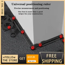 Tile Hole Locator Adjustable Tool Masonry Glass Fixed Angle Measuring Ruler Universal Angular Template 6/9/12 Slides Ruler
Tile Hole Locator Adjustable Tool Masonry Glass Fixed Angle Measuring Ruler Universal Angular Template 6/9/12 Slides Ruler