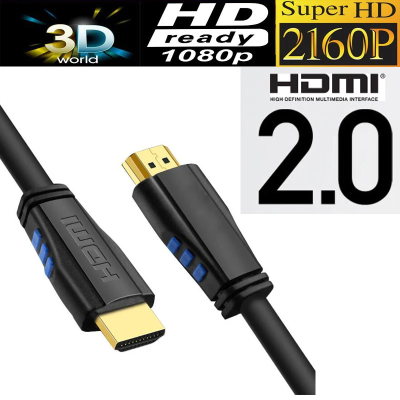 Real HDMI 2.0 cable 8m UHD 4K 60HZ HDMI cable HDCP 2.2 HDR for PS4 pro apple TV fire stick3D 1080P HDMI to HDMI 2.0
Real HDMI 2.0 cable 8m UHD 4K 60HZ HDMI cable HDCP 2.2 HDR for PS4 pro apple TV fire stick3D 1080P HDMI to HDMI 2.0