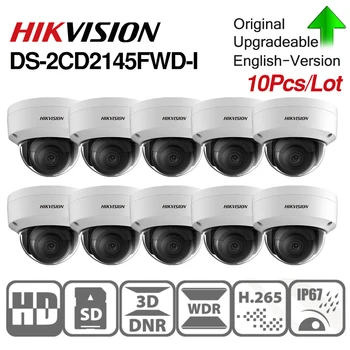 Pre-sale Hikvision DS-2CD2145FWD-I IR Network Dome POE Camera Video Security 4MP 30M IR IP67 IK10 H.265+ SD card slot 10pcs/lot
Pre-sale Hikvision DS-2CD2145FWD-I IR Network Dome POE Camera Video Security 4MP 30M IR IP67 IK10 H.265+ SD card slot 10pcs/lot