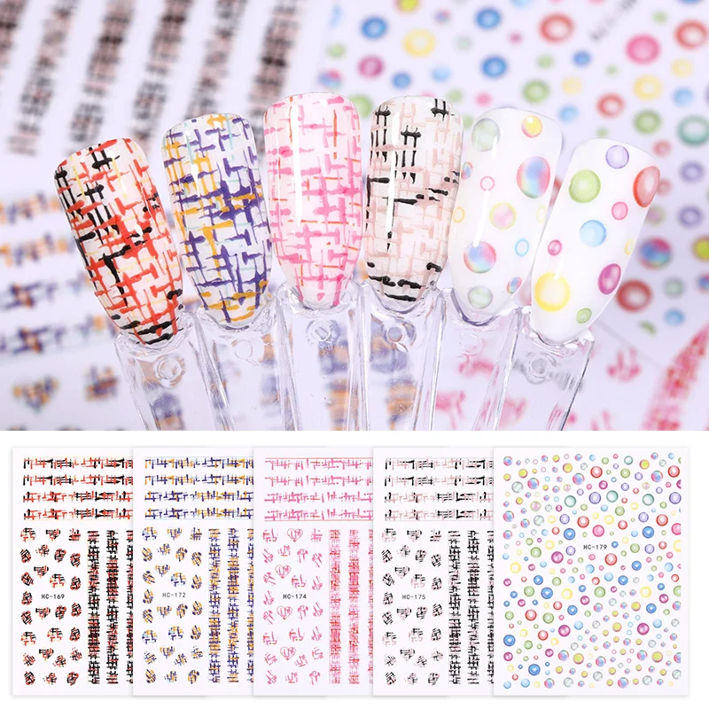 1 Sheet Self-adhesive Stripe Shape 3D Nail Stickers Mixed Patterns Transfer Decals Sticker for UV Gel Nail Art Decoration Design
1 Sheet Self-adhesive Stripe Shape 3D Nail Stickers Mixed Patterns Transfer Decals Sticker for UV Gel Nail Art Decoration Design