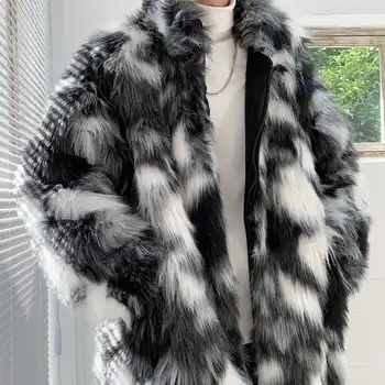 Camouflage Thick Fur Collar Coats Jacket Faux Fur Parka Outwear Flower Leather Fur Keep Warm Windbreak Men Coat Long Warm Mens
Camouflage Thick Fur Collar Coats Jacket Faux Fur Parka Outwear Flower Leather Fur Keep Warm Windbreak Men Coat Long Warm Mens