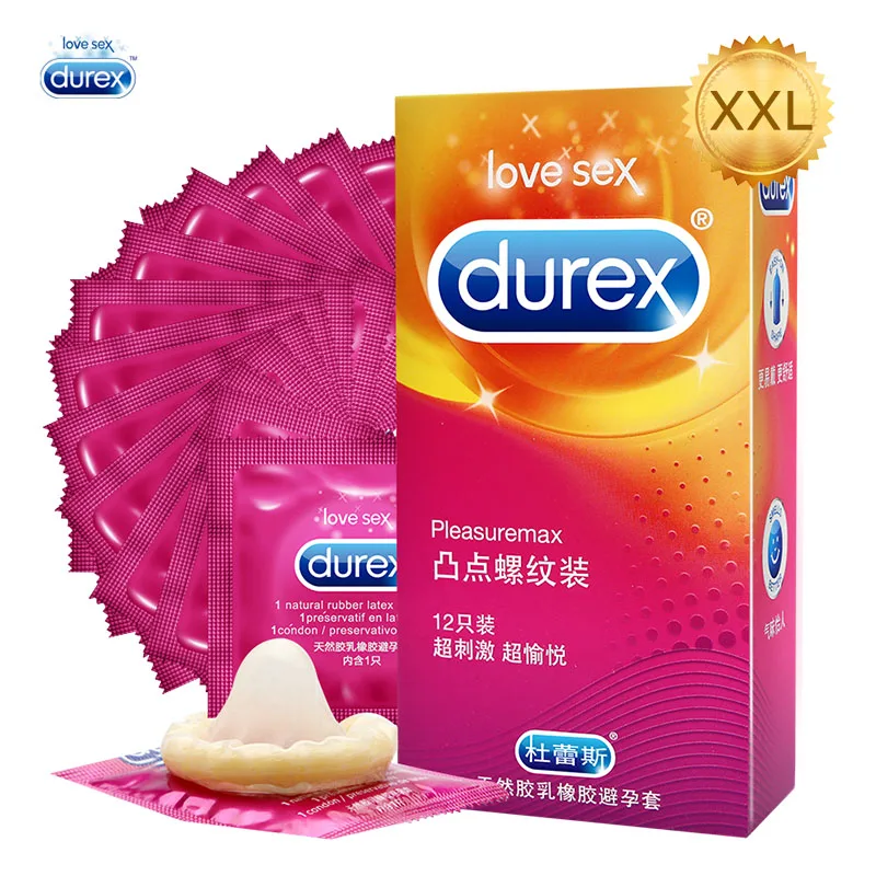 Презервативы Durex Pleasuremax рельефные, 12 шт 8103507 - Durex - Ребристые презервативы - Купить