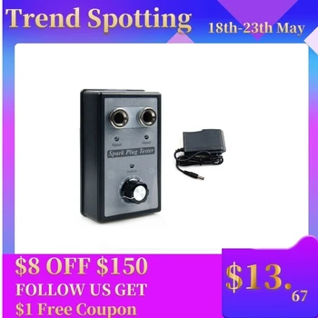 Spark Plug Tester Adjustable Double Hole 12V Gasoline Car Sparking Plug Tester Detector Ignition Plug Analyzer Diagnostic Tool
Spark Plug Tester Adjustable Double Hole 12V Gasoline Car Sparking Plug Tester Detector Ignition Plug Analyzer Diagnostic Tool