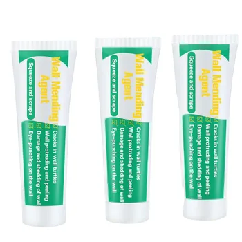 3pc Valid mould proof Wall Mending Agent Wall Repair Cream Wall Crack Nail Repair quickdrying patch restore Cream Latex Dec 28t
3pc Valid mould proof Wall Mending Agent Wall Repair Cream Wall Crack Nail Repair quickdrying patch restore Cream Latex Dec 28t