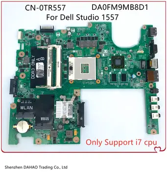 (Free shipping)CN-0TR557 0TR557 TR557 DA0FM9MB8D1 For DELL studio 1557 Laptop motherboard with HD4570 DDR3 Support i7 cpu 
(Free shipping)CN-0TR557 0TR557 TR557 DA0FM9MB8D1 For DELL studio 1557 Laptop motherboard with HD4570 DDR3 Support i7 cpu