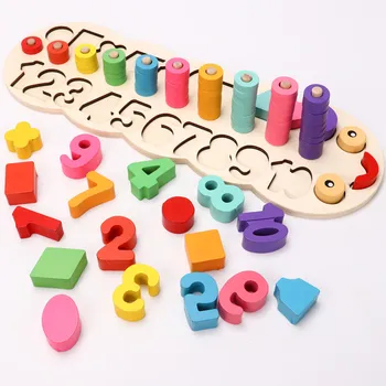 Children Eduactional Toys Multi-function Logarithmic Board Learning Wooden Children Building Blocks Math Toys
Children Eduactional Toys Multi-function Logarithmic Board Learning Wooden Children Building Blocks Math Toys