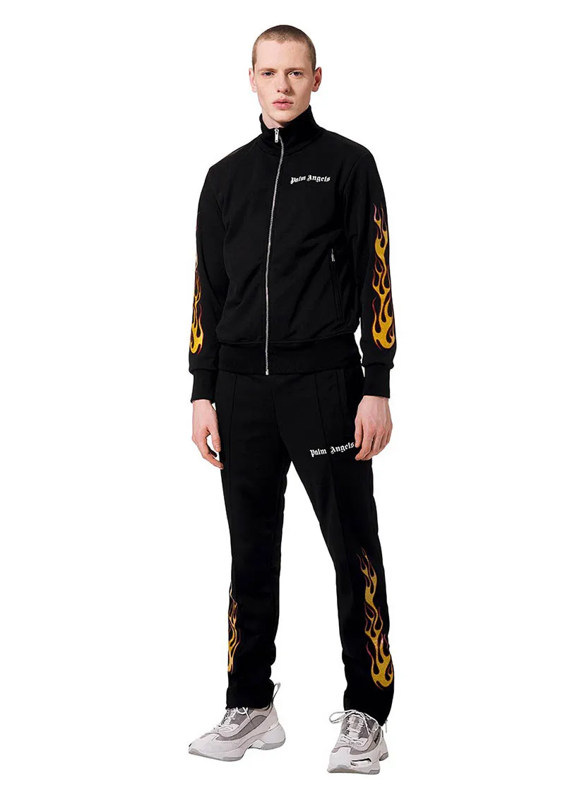 2019 New Palm Angels Black and White Fire Trousers Street Slim Men Women Print Sports Set Palm Angels Casual Jogging Joker Pants
2019 New Palm Angels Black and White Fire Trousers Street Slim Men Women Print Sports Set Palm Angels Casual Jogging Joker Pants