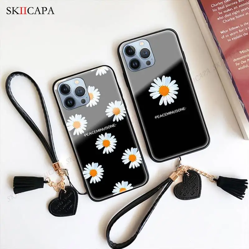 Ультратонкий силиконовый чехол с ремешком на запястье для iPhone 13 Pro Max 12 Mini 11 X XS 8 Plus