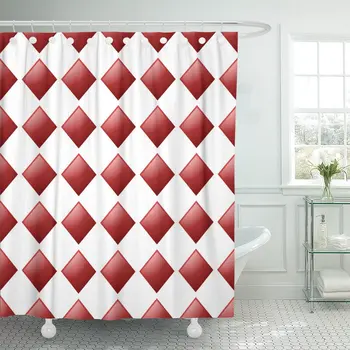 Red Checkerboard Squares Checkered Checked Pattern Diamond Abstract Blocks Shower Curtain Waterproof Polyester Fabric 72 x 78
Red Checkerboard Squares Checkered Checked Pattern Diamond Abstract Blocks Shower Curtain Waterproof Polyester Fabric 72 x 78