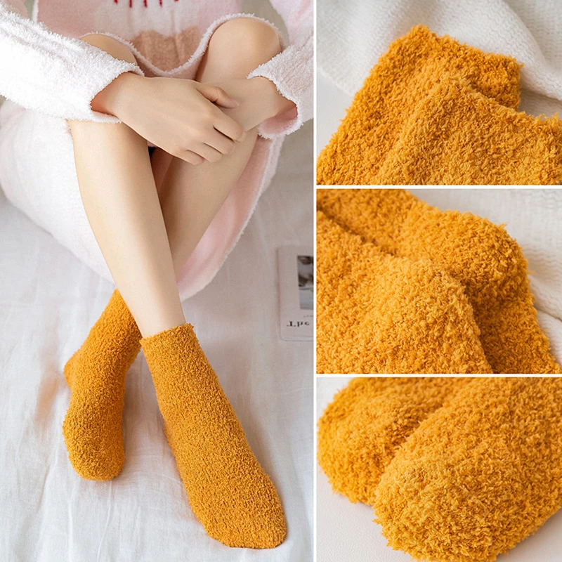 Mid-Calf Length Socks Candy Color Elastic Coral Velvet Soft Breathable All-match Japanese Style Warm Floor Short Socks
Mid-Calf Length Socks Candy Color Elastic Coral Velvet Soft Breathable All-match Japanese Style Warm Floor Short Socks