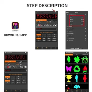 LED Display Screen Controlled Expression Picture Lights Bluetooth App Controlle DIY Mapping Free Design Display Screen
LED Display Screen Controlled Expression Picture Lights Bluetooth App Controlle DIY Mapping Free Design Display Screen