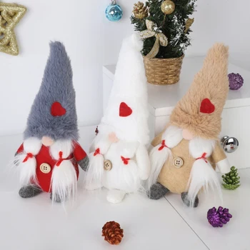 Non-Woven Hat With Heart Handmade Gnome Santa Christmas Figurines Ornament Holiday Table Decor Festive Present
Non-Woven Hat With Heart Handmade Gnome Santa Christmas Figurines Ornament Holiday Table Decor Festive Present