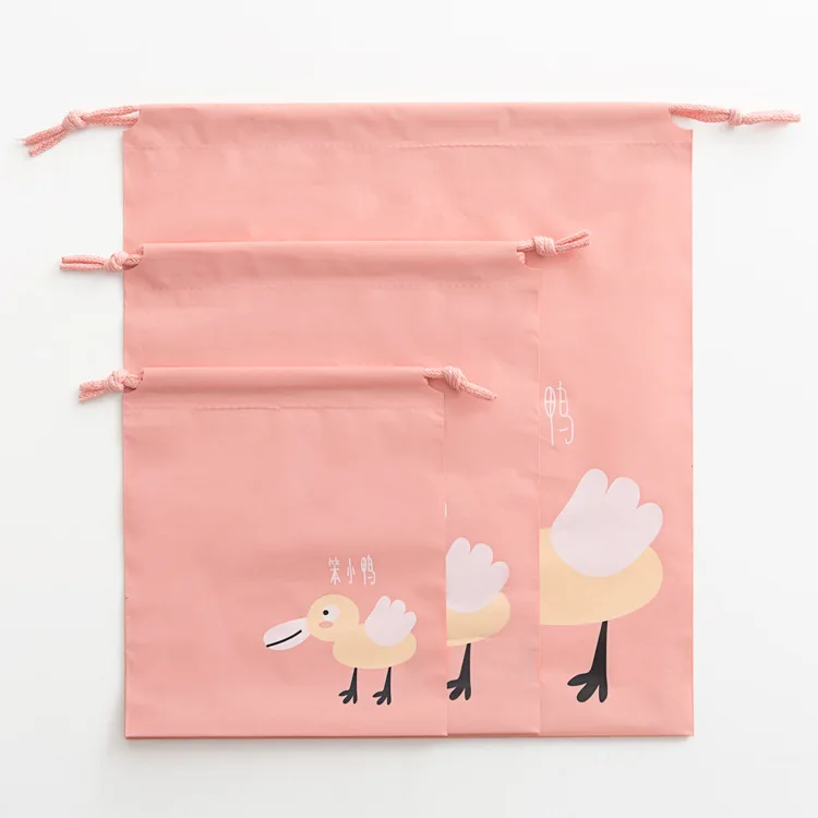 Cute Animals Printed Storage Bag Waterproof Travel Clothes luggage Kids Toy Shoe Laundry Lingerie Cosmetics Organizer Pouch