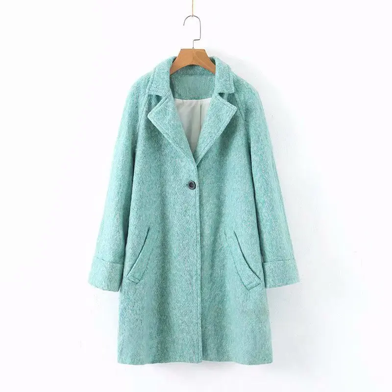 Western Style WOMEN'S Dress 2019 Autumn And Winter New Style Mid-length One-Button Woolen Coat Women's
Western Style WOMEN'S Dress 2019 Autumn And Winter New Style Mid-length One-Button Woolen Coat Women's