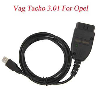 VAG TACHO 3.01 for Opel Immo AIRBAG Reader Interface Auto OBD2 Diagnostic Scanner Cable Change Mileage Correction Read Pin Code
VAG TACHO 3.01 for Opel Immo AIRBAG Reader Interface Auto OBD2 Diagnostic Scanner Cable Change Mileage Correction Read Pin Code