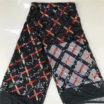 2019 red New Design Elastic With Sequins African French black Lace Fabric High Quality Nigerian Velvet Lace Fabric For Garment 
2019 red New Design Elastic With Sequins African French black Lace Fabric High Quality Nigerian Velvet Lace Fabric For Garment